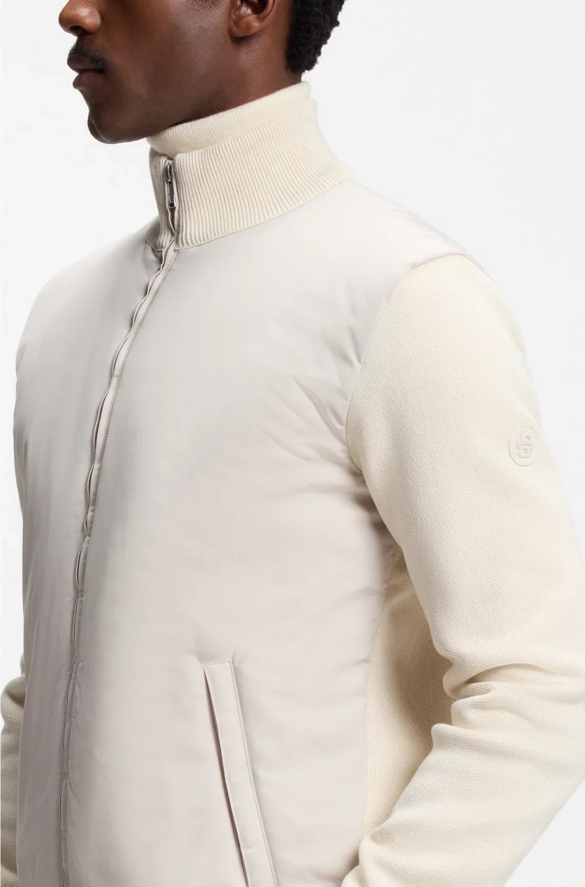GIACCA IBRIDA REGULAR-FIT CON MONOGRAMMA DOUBLE B