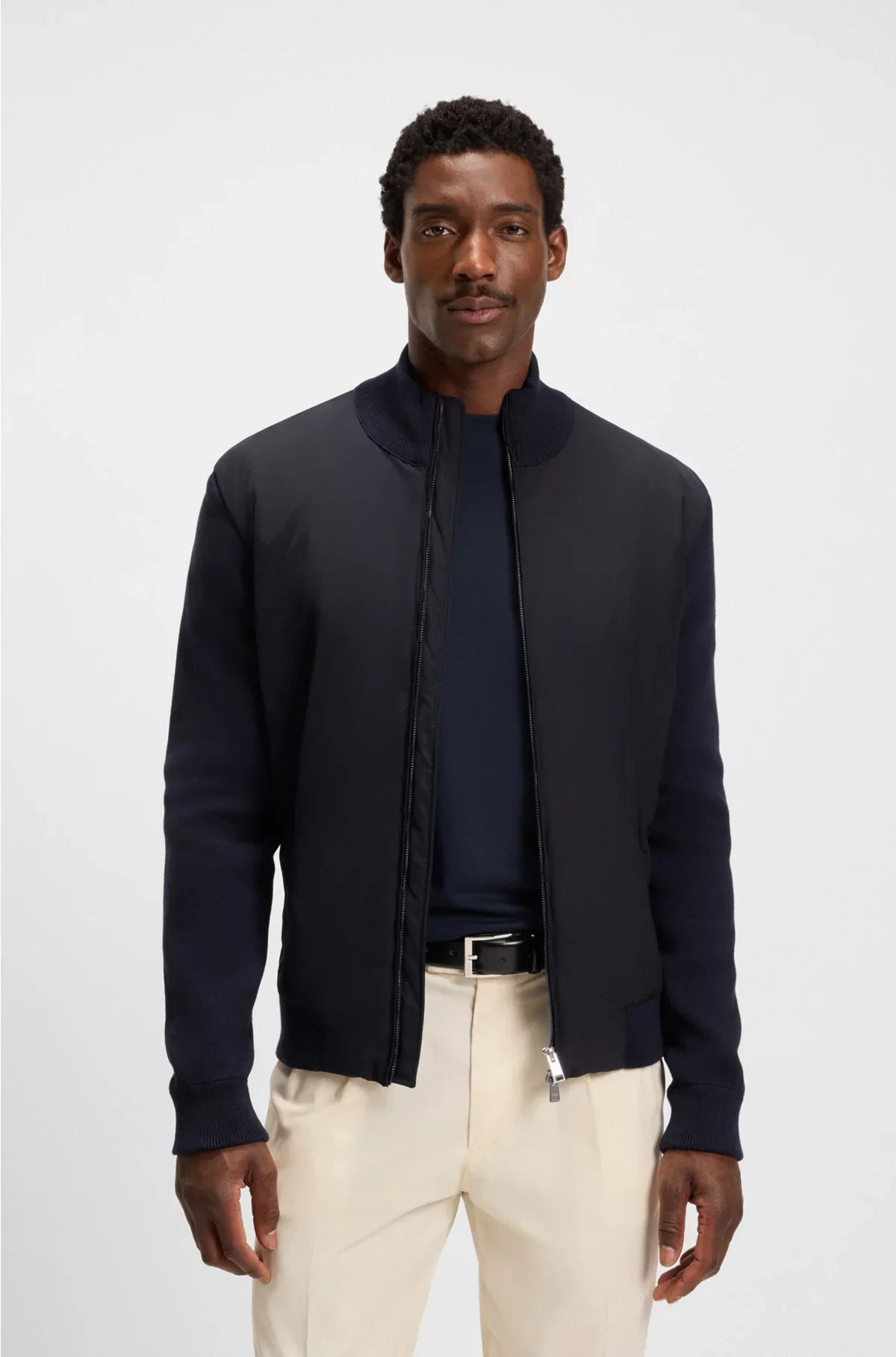 GIACCA IBRIDA REGULAR-FIT CON MONOGRAMMA DOUBLE B