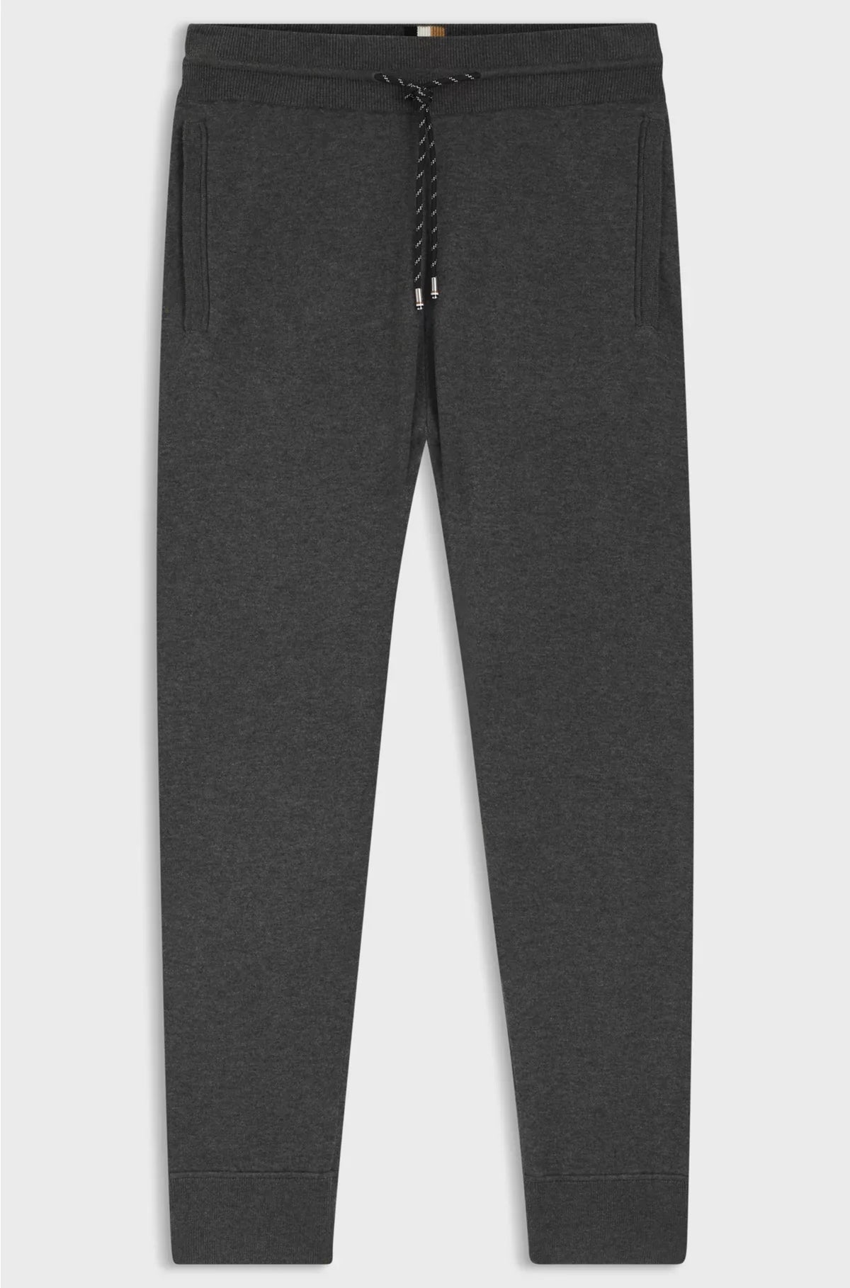 REGULAR-FIT TRACKSUIT BOTTOMS IN COTTON AND VIRGIN WOOL