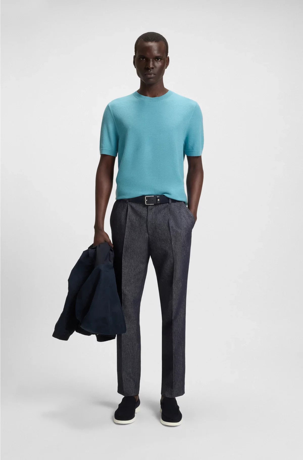 MAGLIONE A MAGLIA CON STRUTTURE MISTE