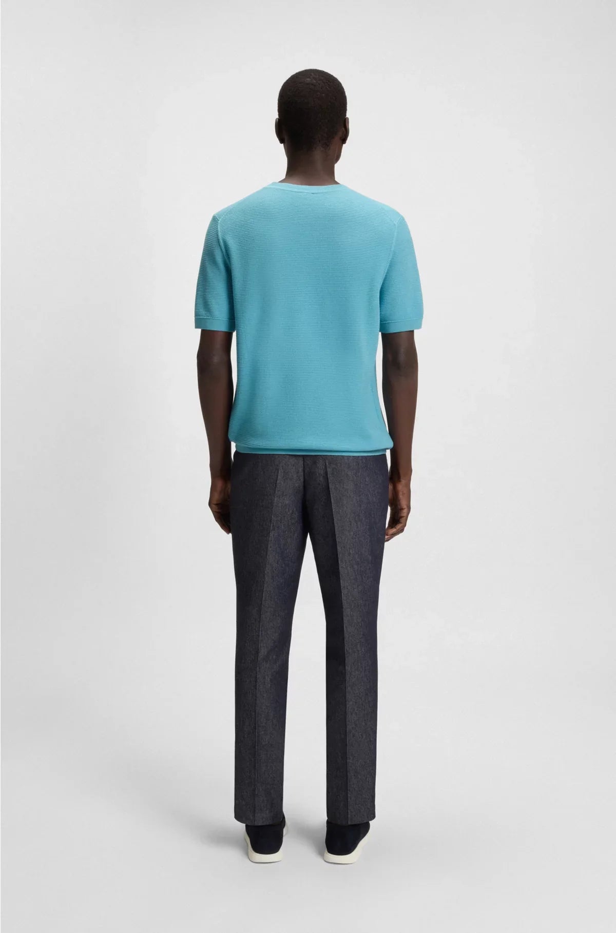 MAGLIONE A MAGLIA CON STRUTTURE MISTE