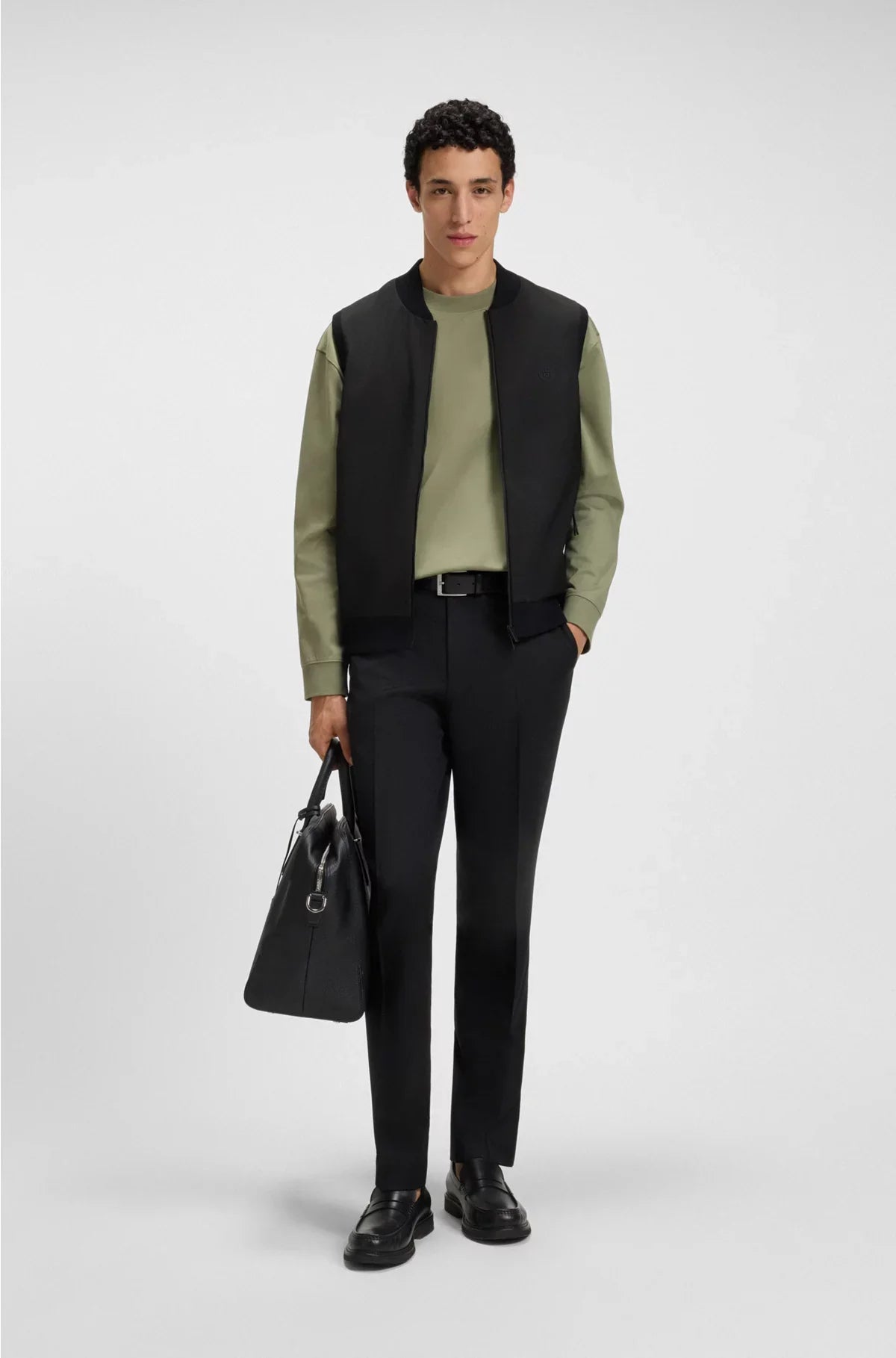 REGULAR-FIT GILET WITH WEATHER PROTECTION