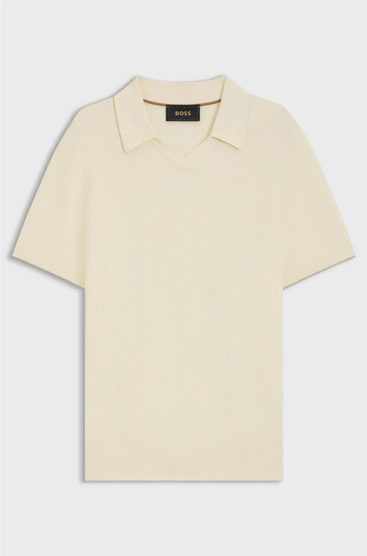 KNIT POLO SWEATER IN SILK AND COTTON