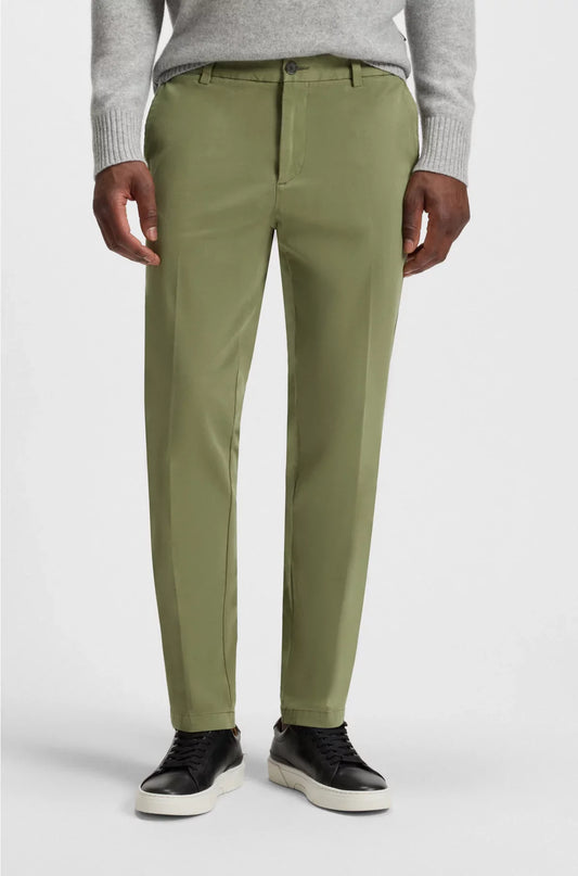 MODERN-FIT TROUSERS IN STRETCH-COTTON GABARDINE