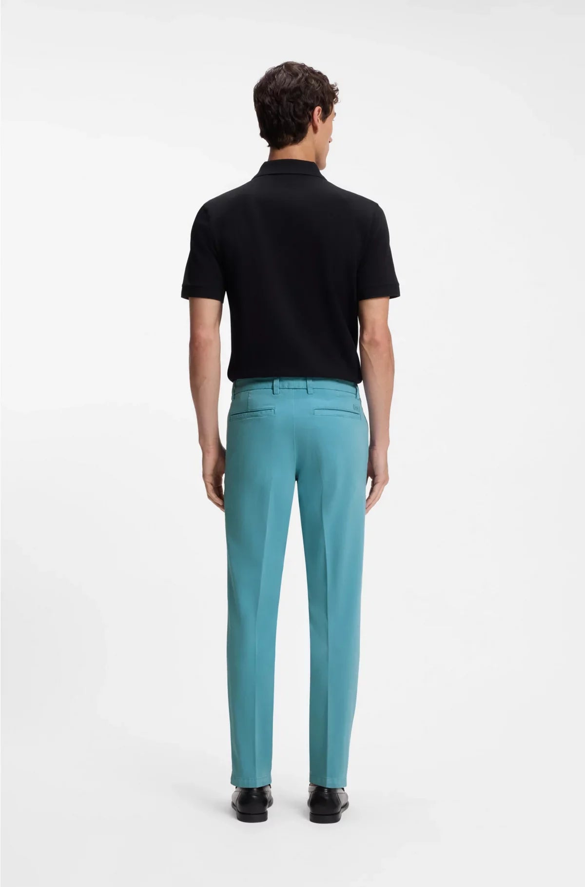 SLIM-FIT TROUSERS IN STRETCH-COTTON GABARDINE