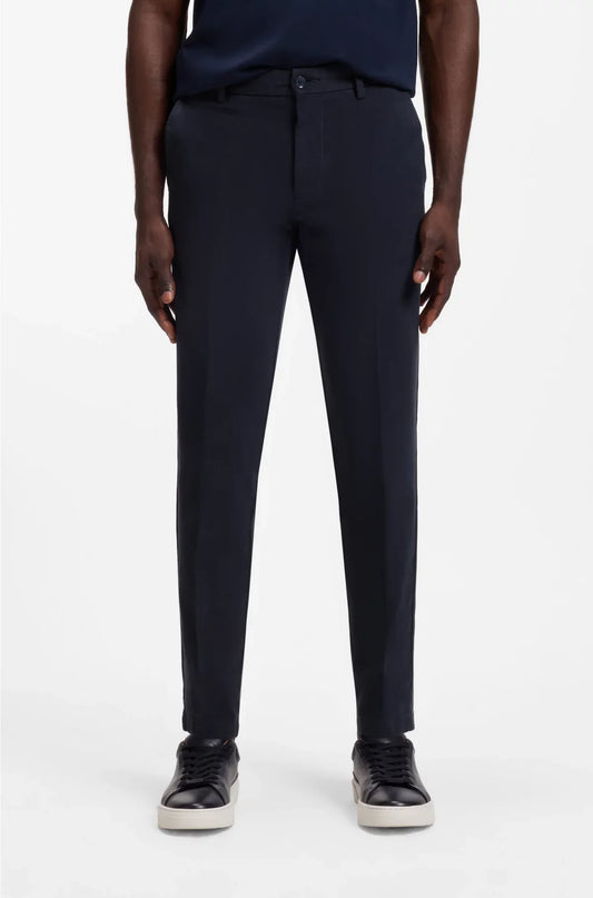 PANTALONI SLIM-FIT IN COTONE STRETCH STRUTTURATO