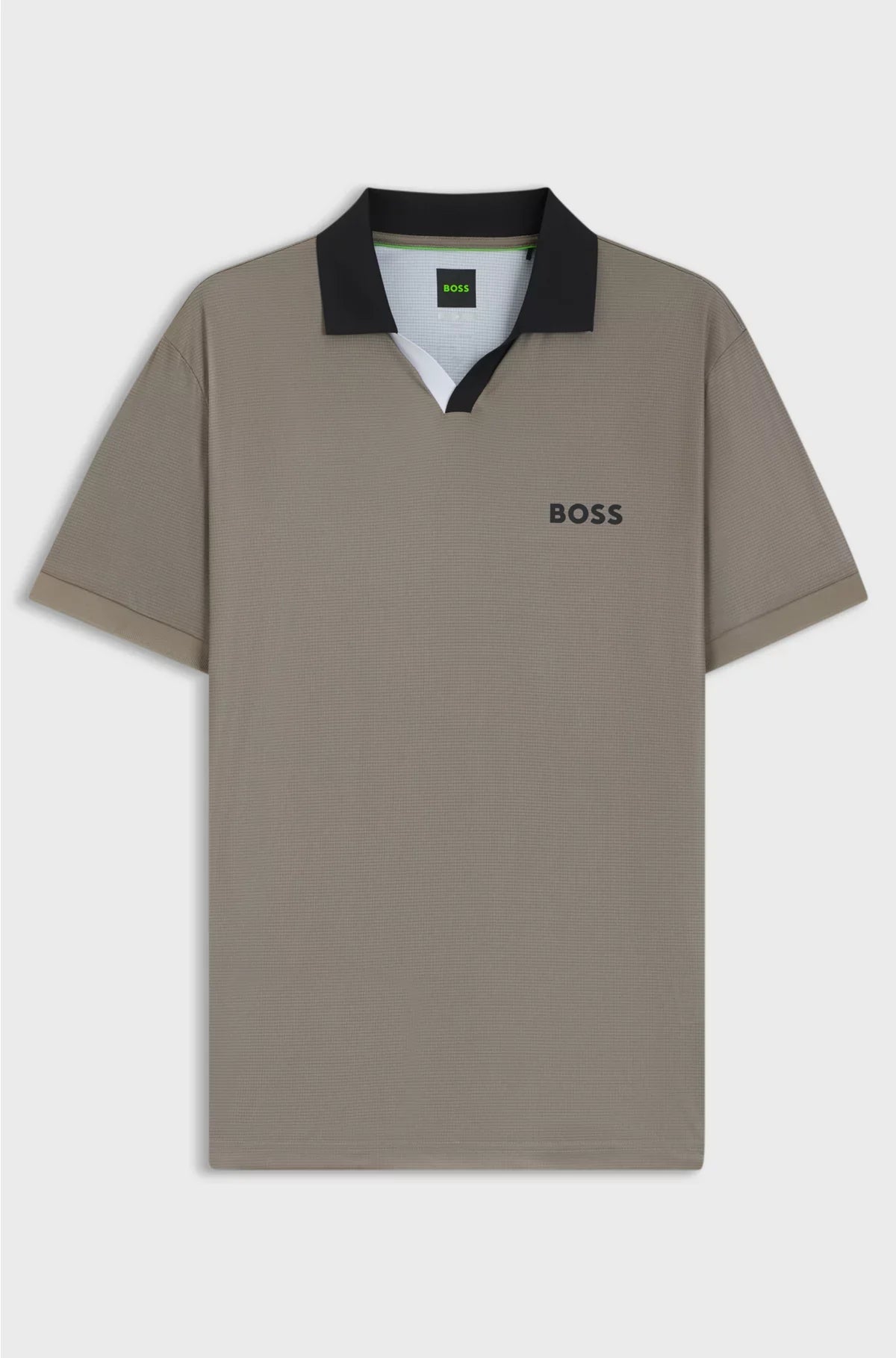ACTIVE SLIM-FIT RIPSTOP POLO SHIRT WITH COLOUR-BLOCKING