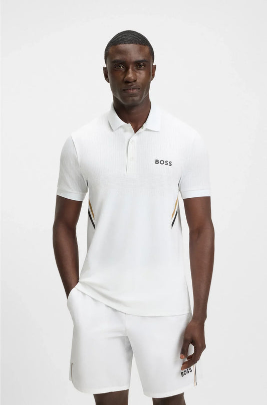 ACTIVE SLIM-FIT POLO SHIRT WITH MOISTURE MANAGEMENT