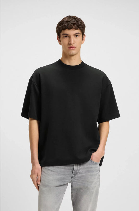 T-SHIRT OVERSIZE IN COTONE ELASTICIZZATO