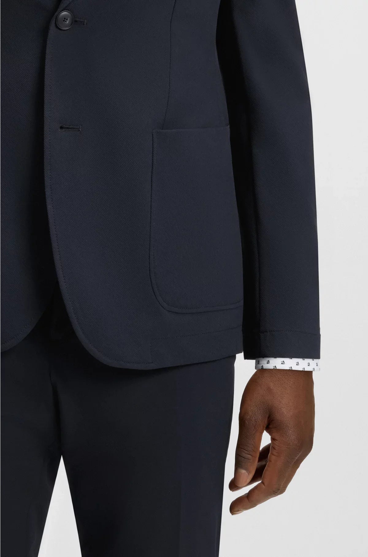 PACKABLE SLIM-FIT BLAZER IN WATER-REPELLENT STRETCH FABRIC