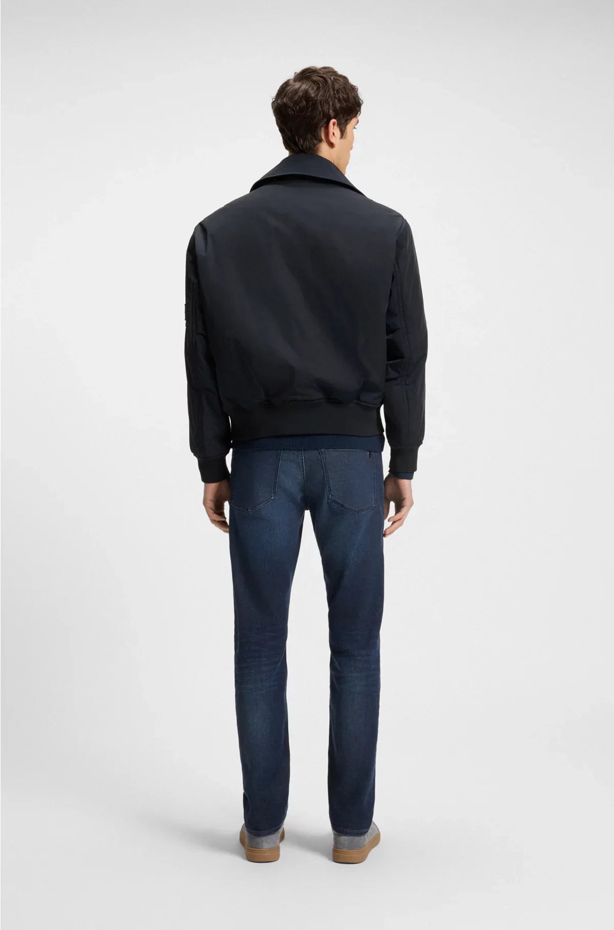 WATER-REPELLENT BOMBER JACKET WITH DETACHABLE LINER