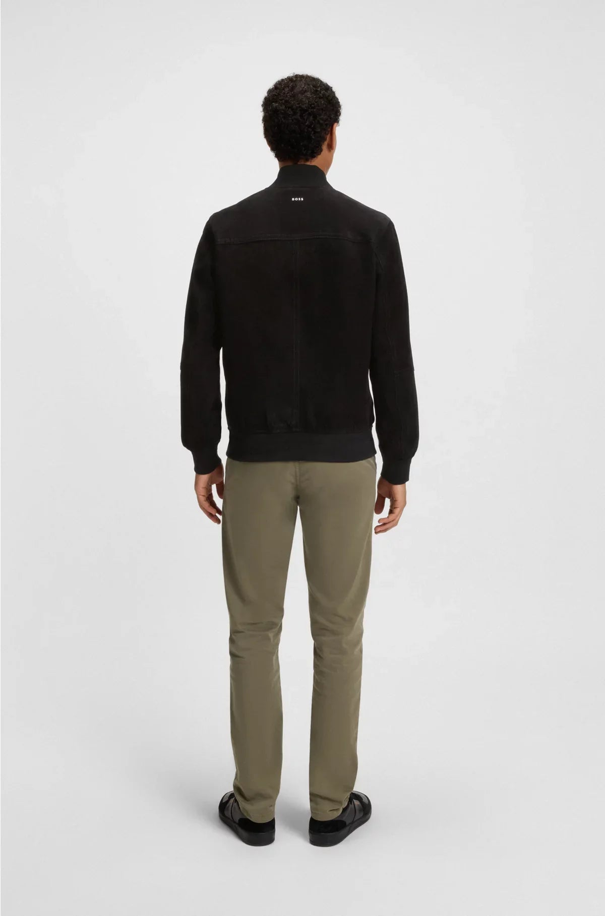 GIACCA REGULAR-FIT IN CAMOSCIO