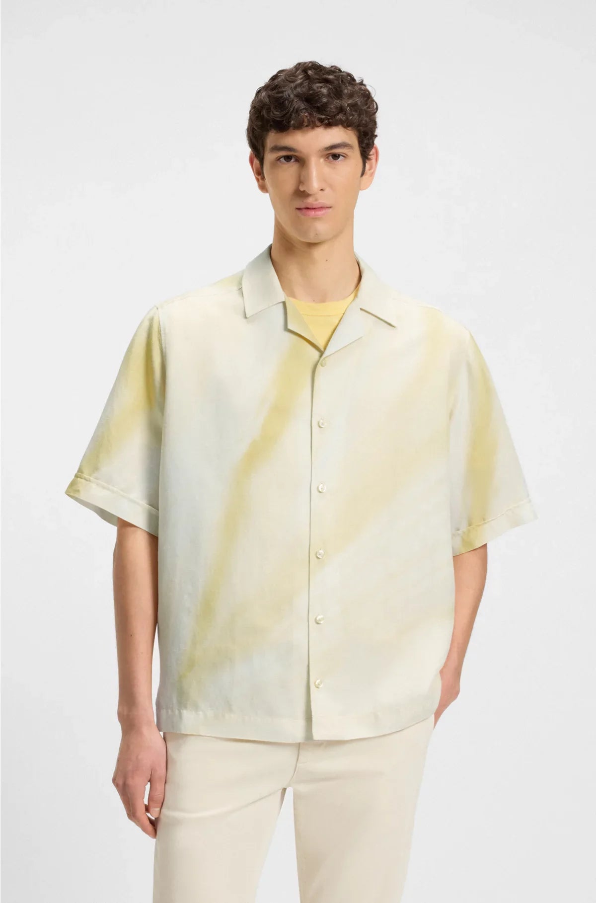 RELAXED-FIT SHIRT WITH PRINTED ARTWORK