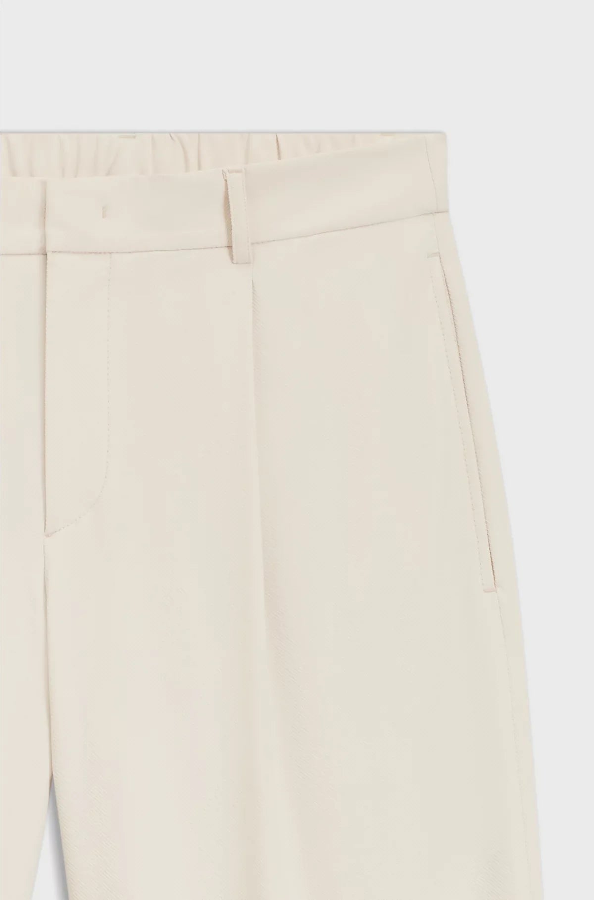 RELAXED-FIT TROUSERS IN WATER-REPELLENT STRETCH FABRIC