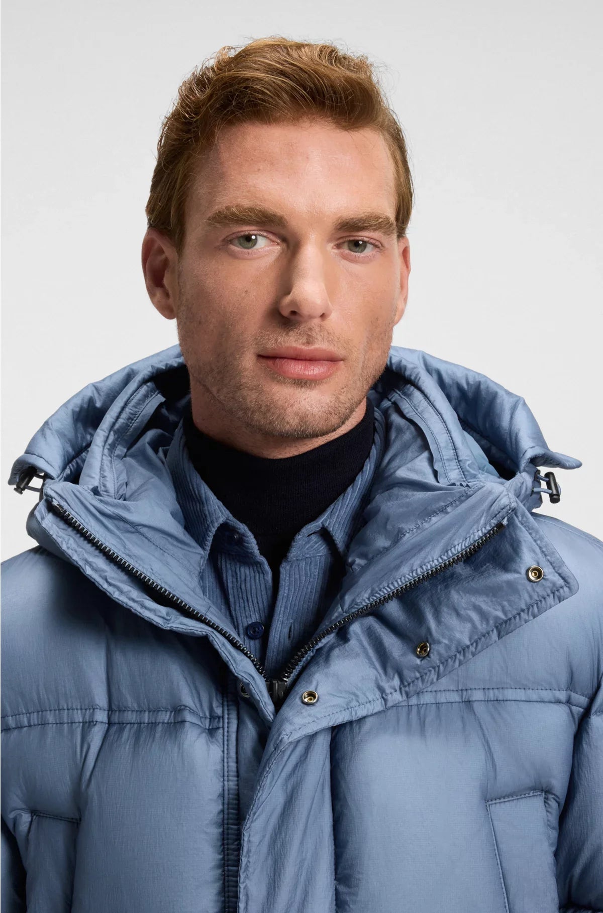 WATER-REPELLENT LONG PARKA JACKET