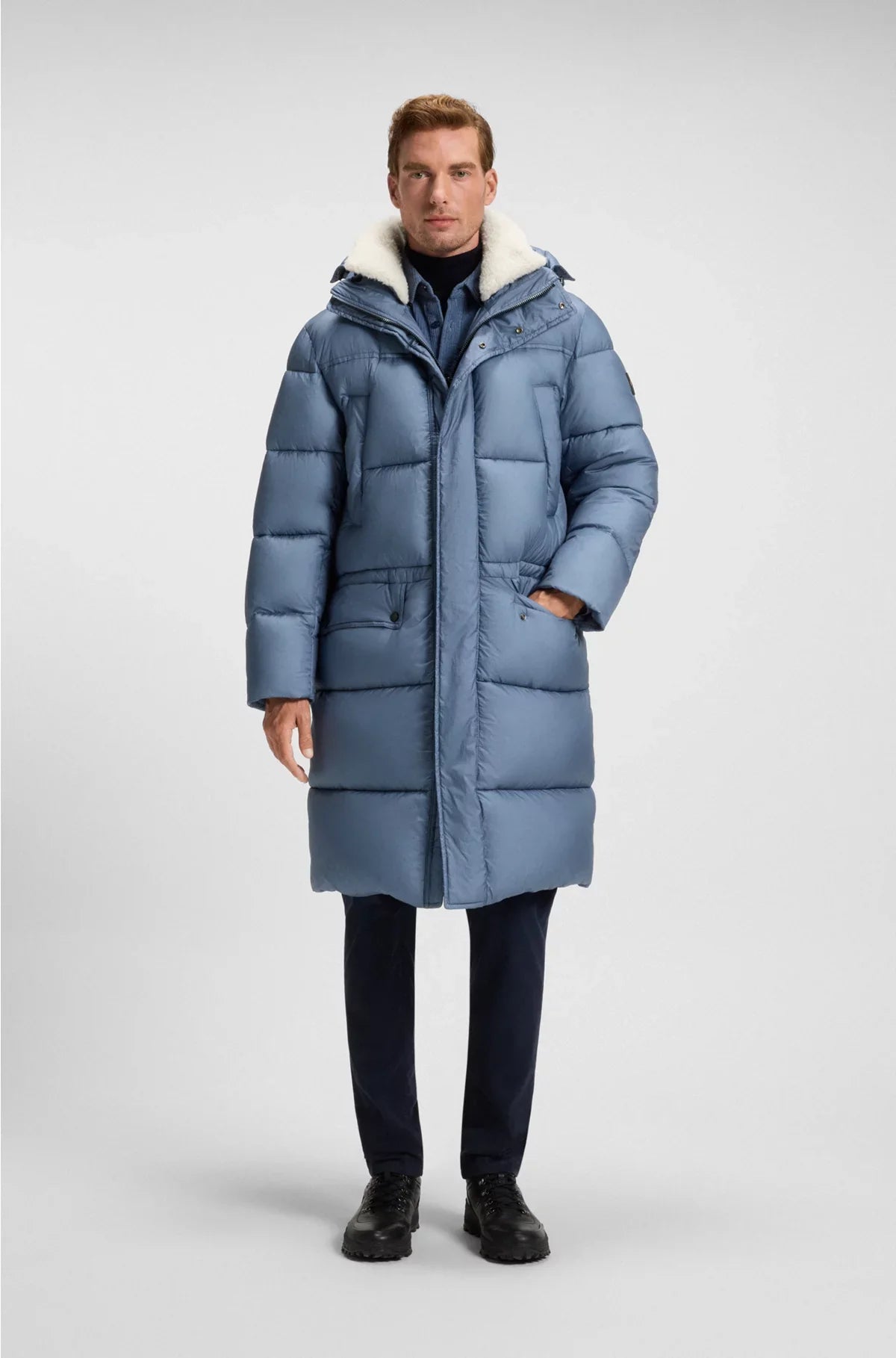 WATER-REPELLENT LONG PARKA JACKET