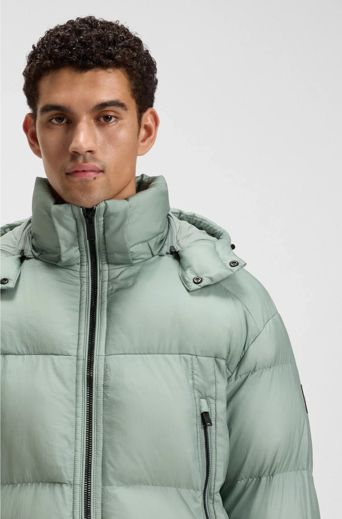 OVERSIZED-FIT PUFFER JACKET IN CRINKLE RIPSTOP