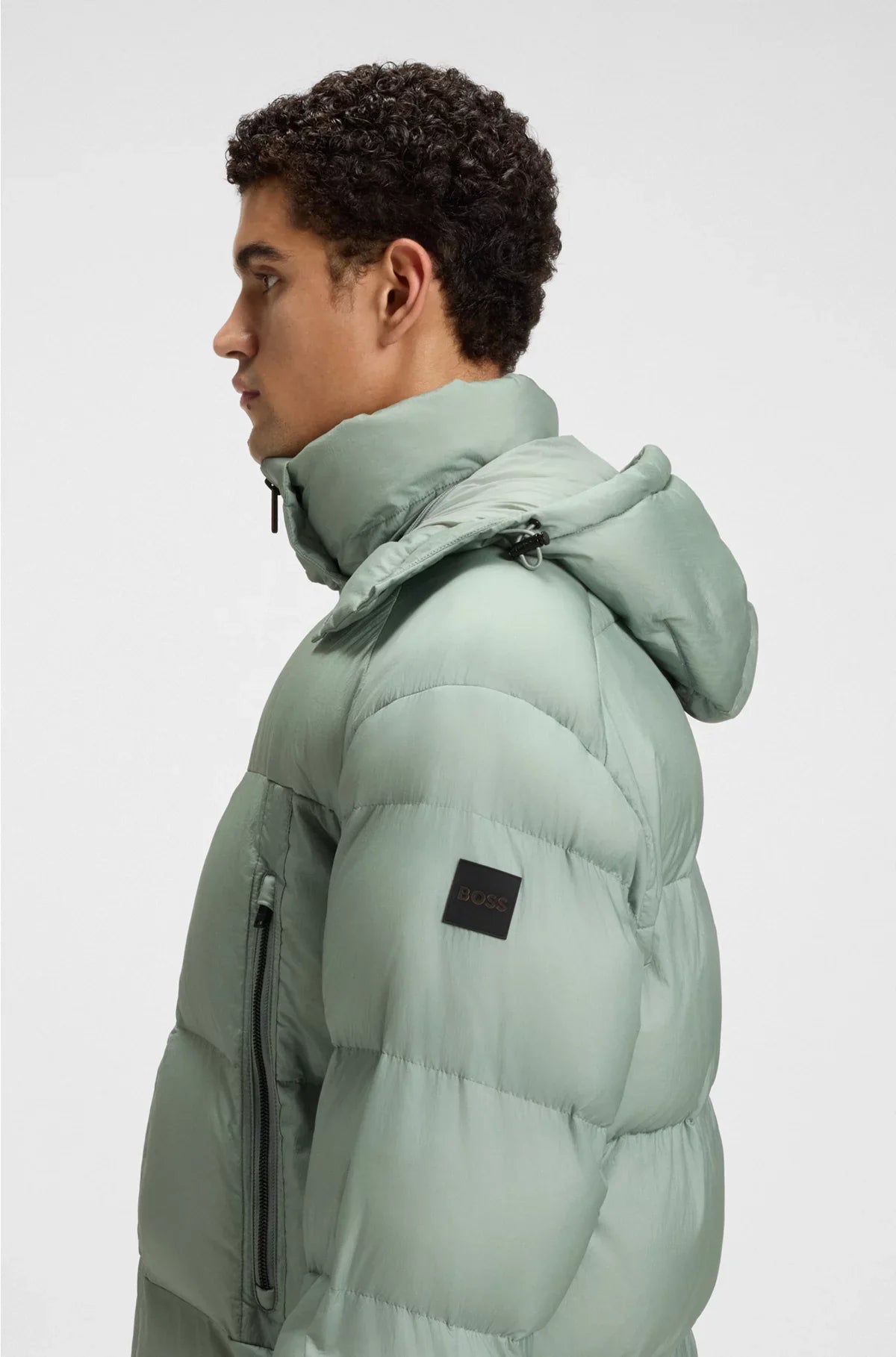 OVERSIZED-FIT PUFFER JACKET IN CRINKLE RIPSTOP