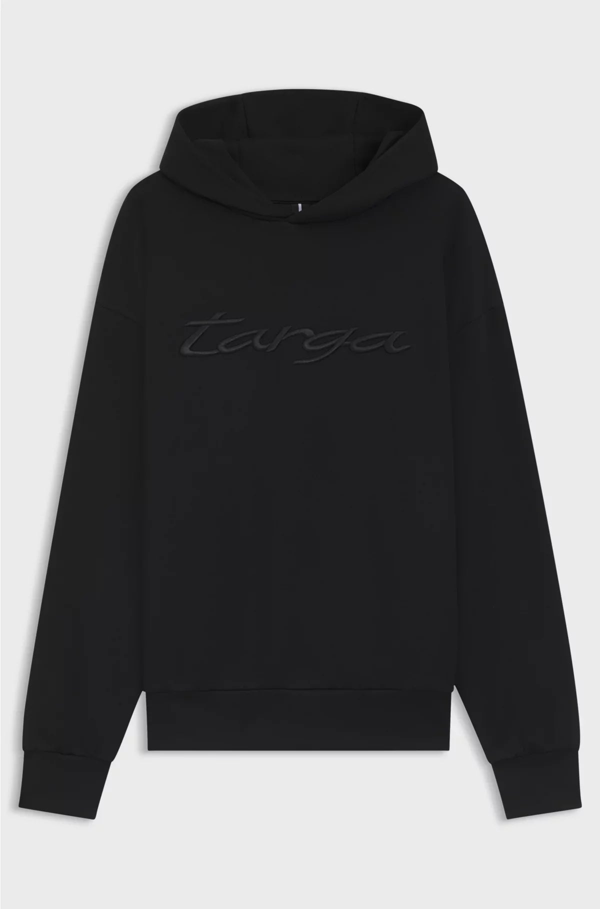 FELPA CON CAPPUCCIO IN COTONE E LOGO TARGA