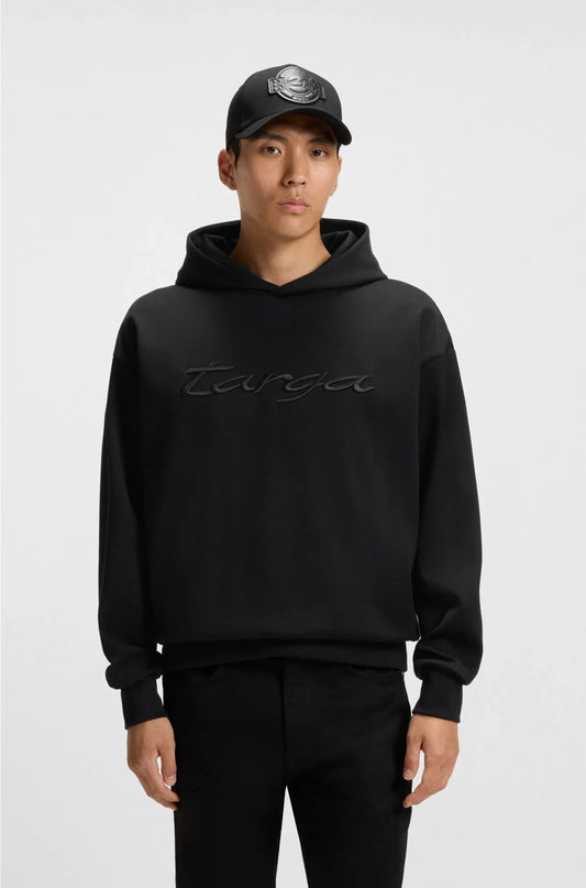 COTTON-BLEND HOODIE WITH TARGA LOGO