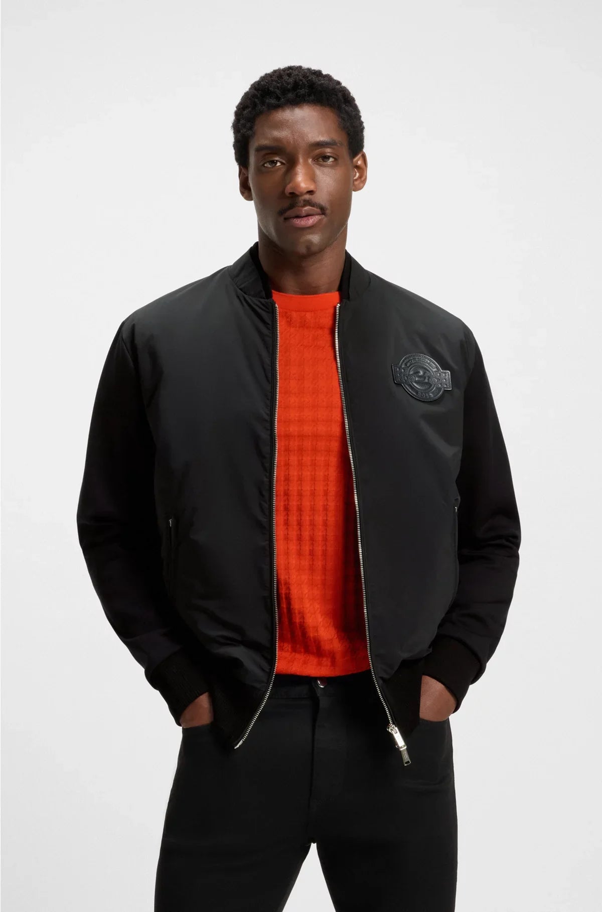 JACKET IN COTTON-BLEND JERSEY