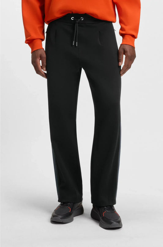 TRACKSUIT BOTTOMS WITH SIDE STRIPES