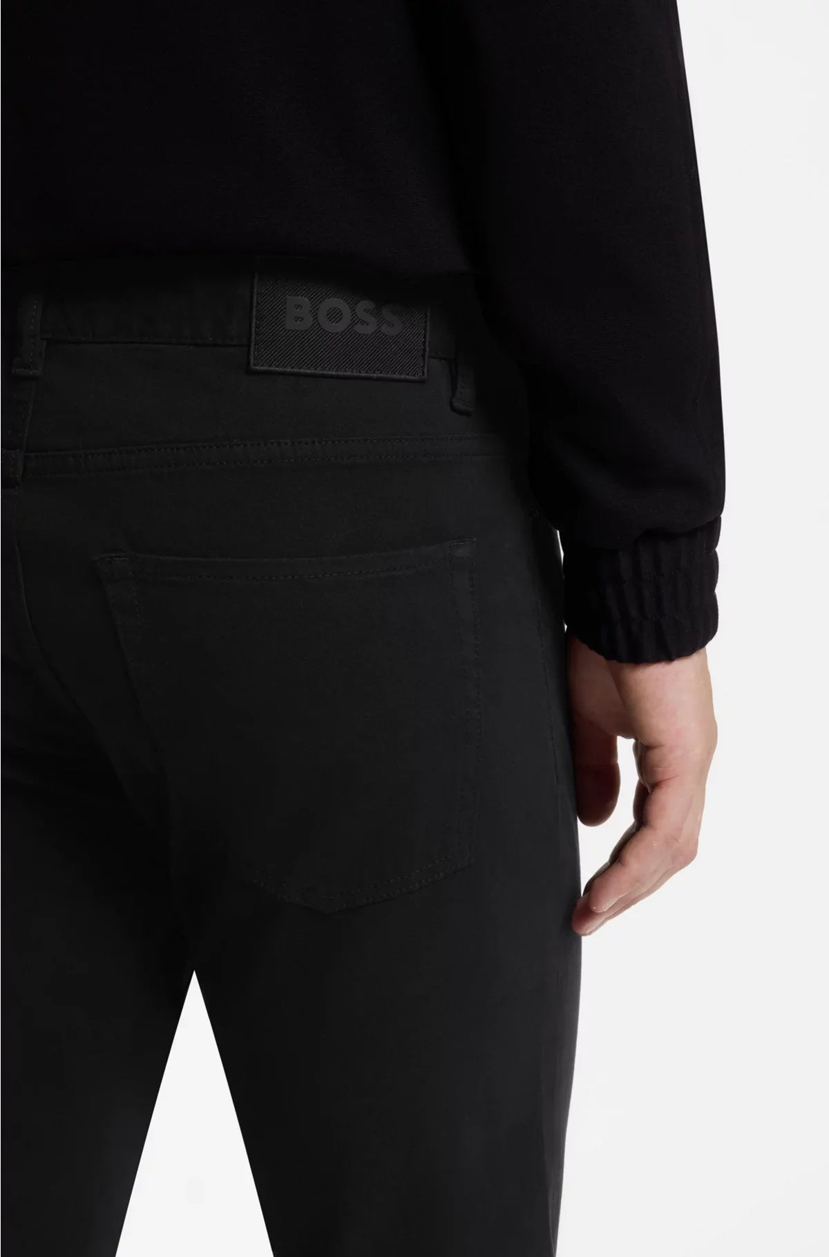 DELAWARE SLIM-FIT TROUSERS IN STRETCH-COTTON TWILL