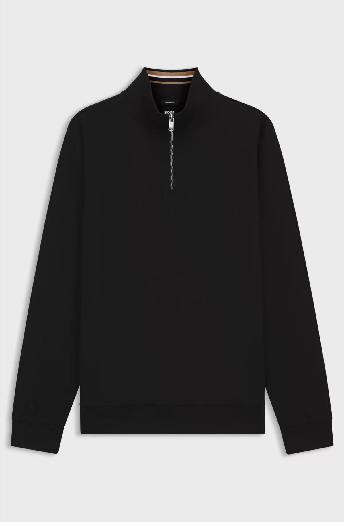 FELPA IN MISTO COTONE CON COLLO A ZIP