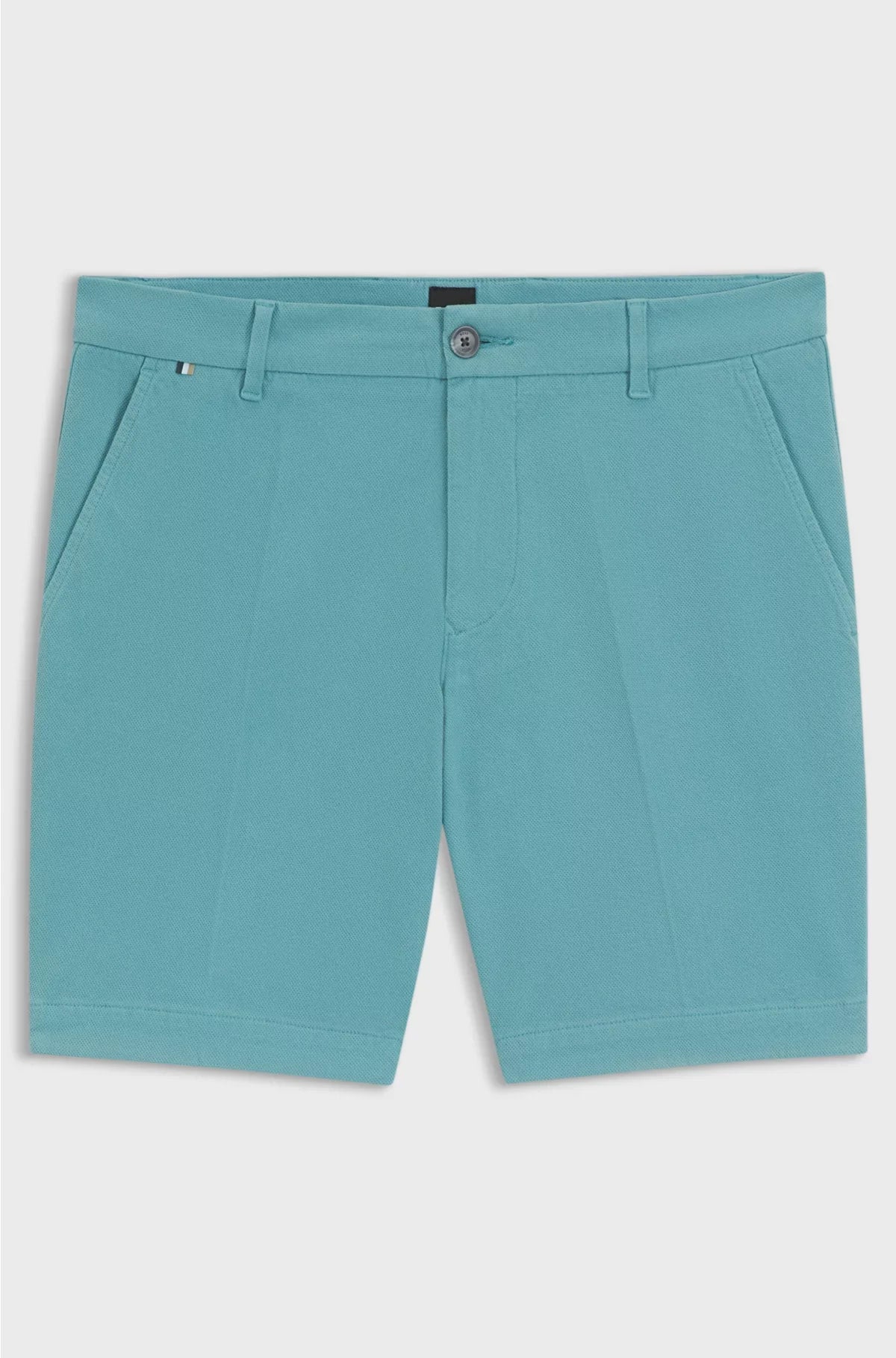 SLIM-FIT SHORTS IN STRUCTURED STRETCH COTTON