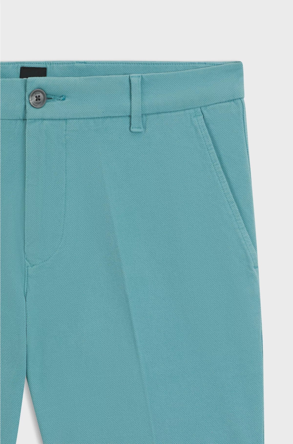 SLIM-FIT SHORTS IN STRUCTURED STRETCH COTTON