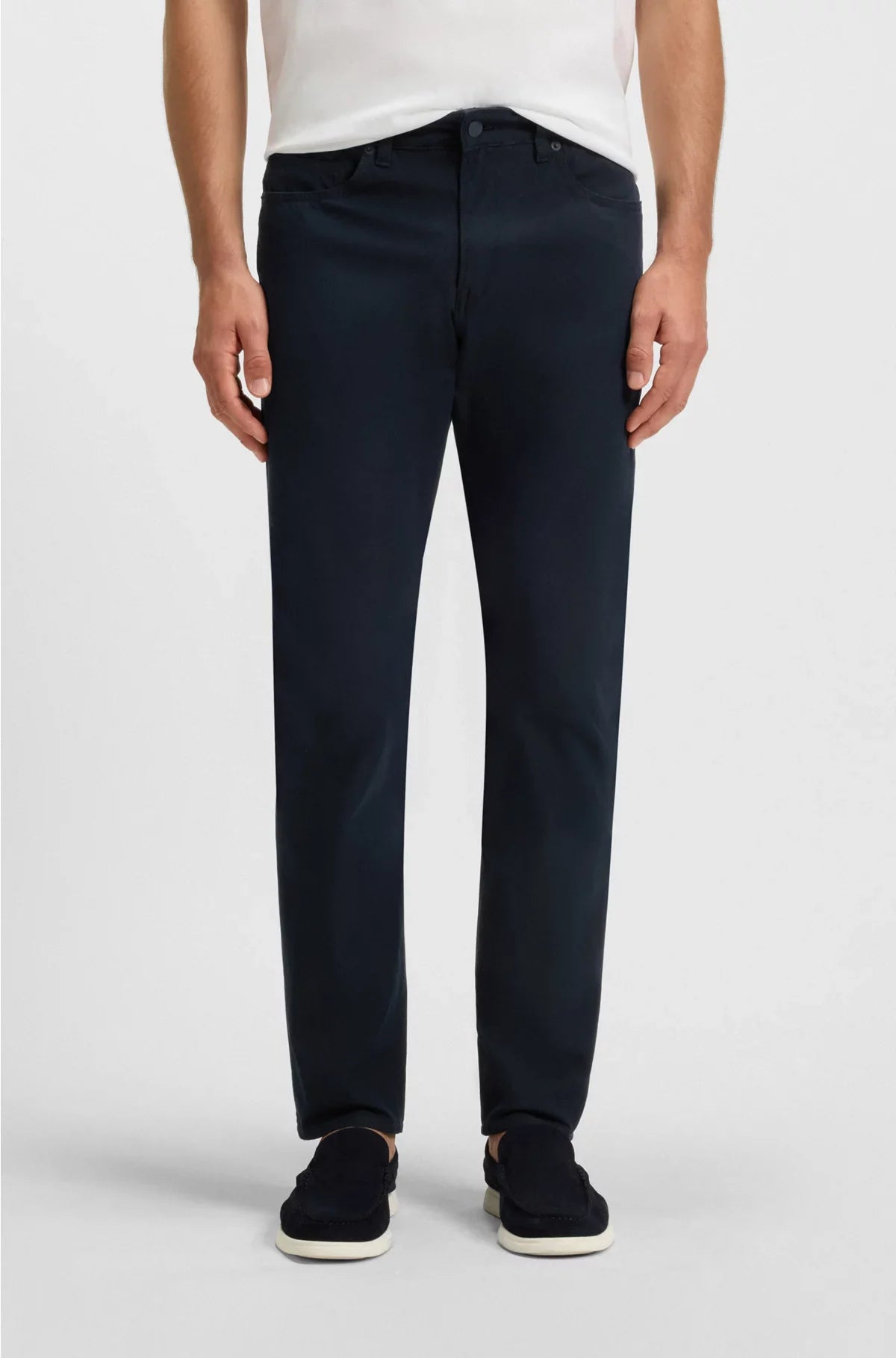 DELAWARE SLIM-FIT TROUSERS IN COTTON-BLEND TWILL