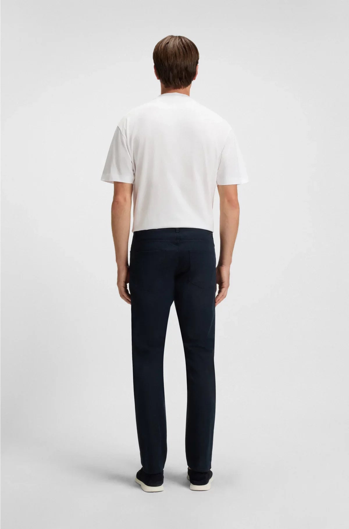 DELAWARE SLIM-FIT TROUSERS IN COTTON-BLEND TWILL