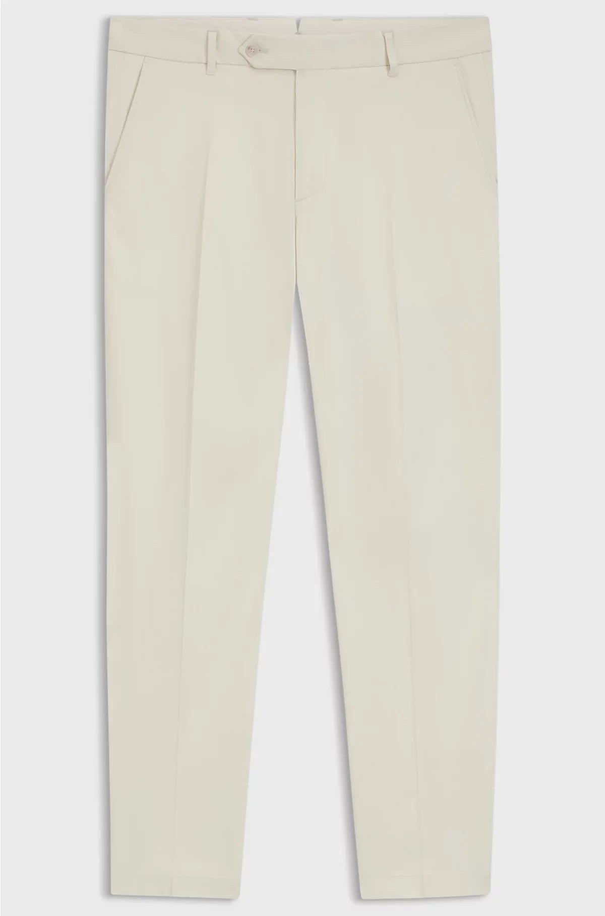 MACHINE-WASHABLE TAPERED-FIT TROUSERS IN STRETCH FABRIC