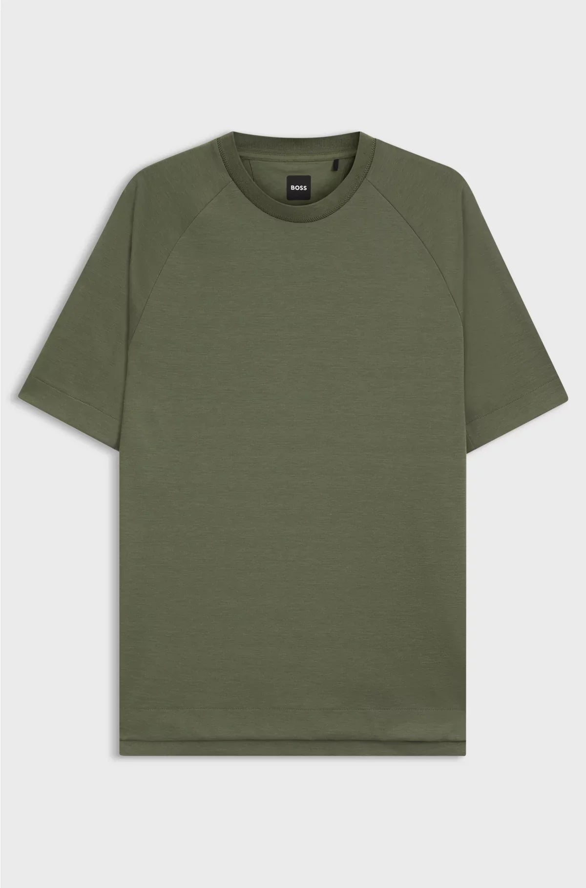 REGULAR-FIT T-SHIRT IN MERCERISED STRETCH FABRIC