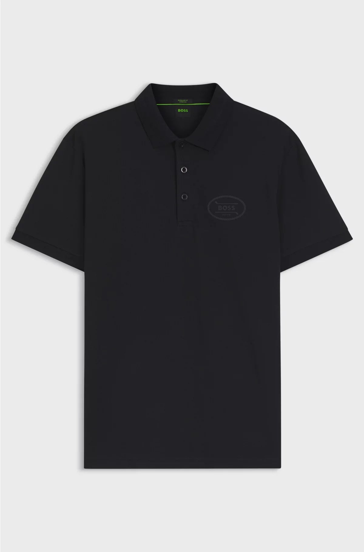 COTTON-BLEND POLO SHIRT IN MOISTURE-WICKING STRETCH PIQUE