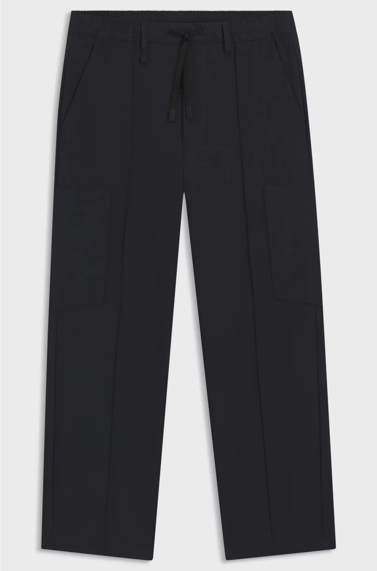 CARGO TROUSERS WITH PINTUCK PLEATS