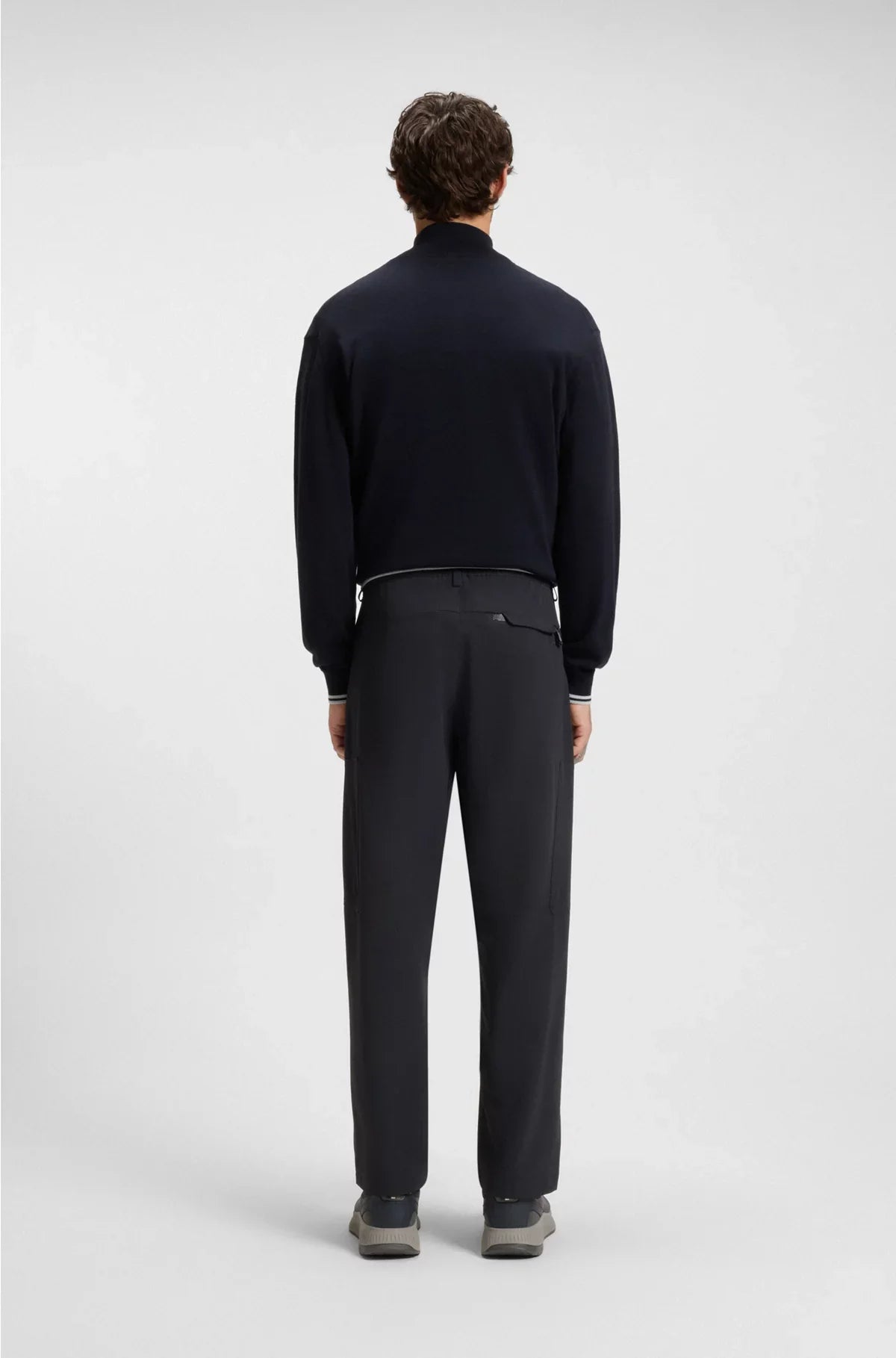 CARGO TROUSERS WITH PINTUCK PLEATS