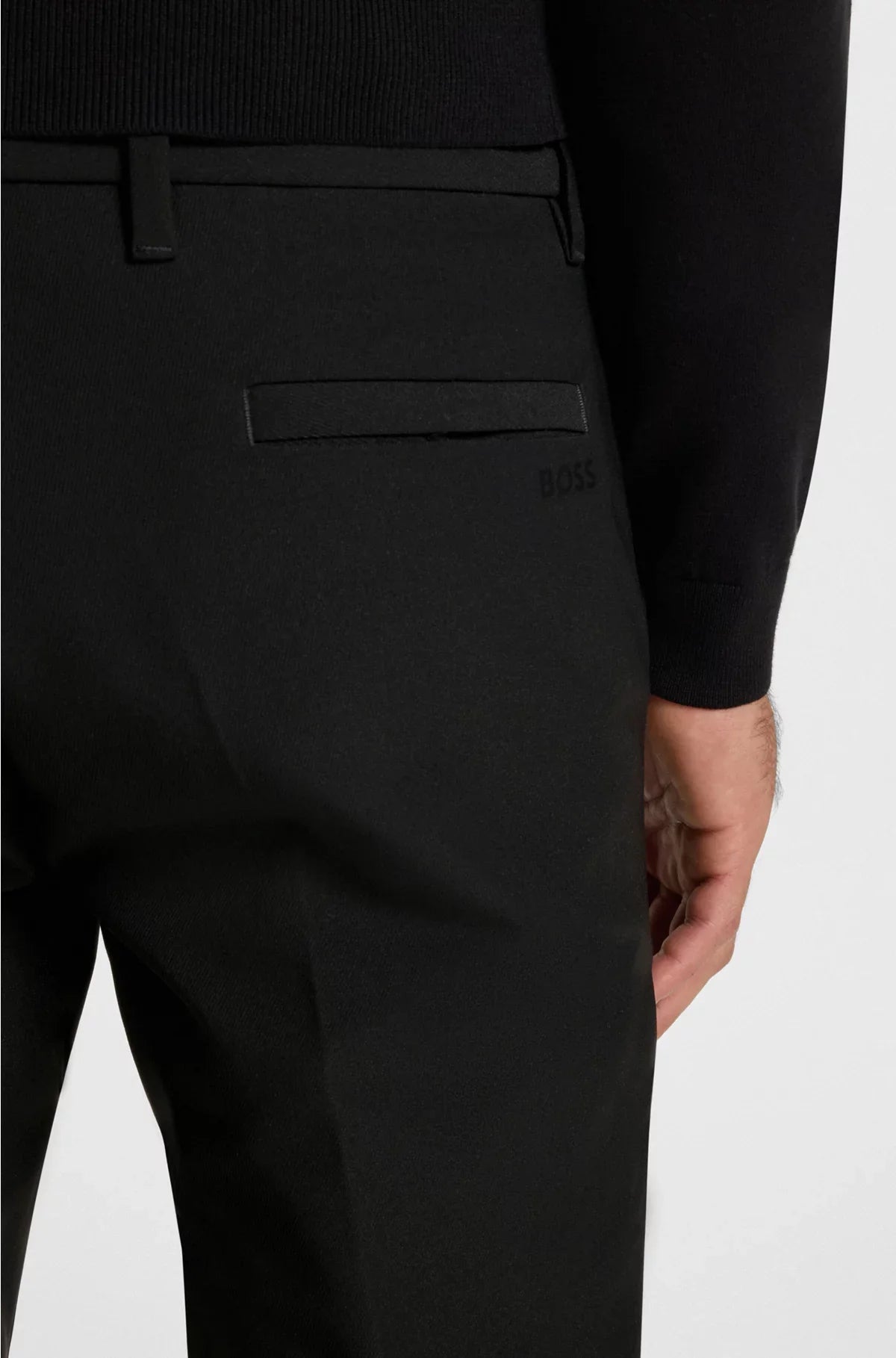 SLIM-FIT TROUSERS IN WATER-REPELLENT EASY-IRON FABRIC