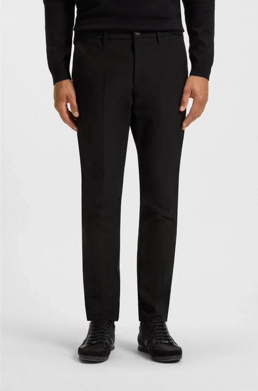 PANTALONI SLIM-FIT IN TESSUTO IDROREPELLENTE NO-STIRO