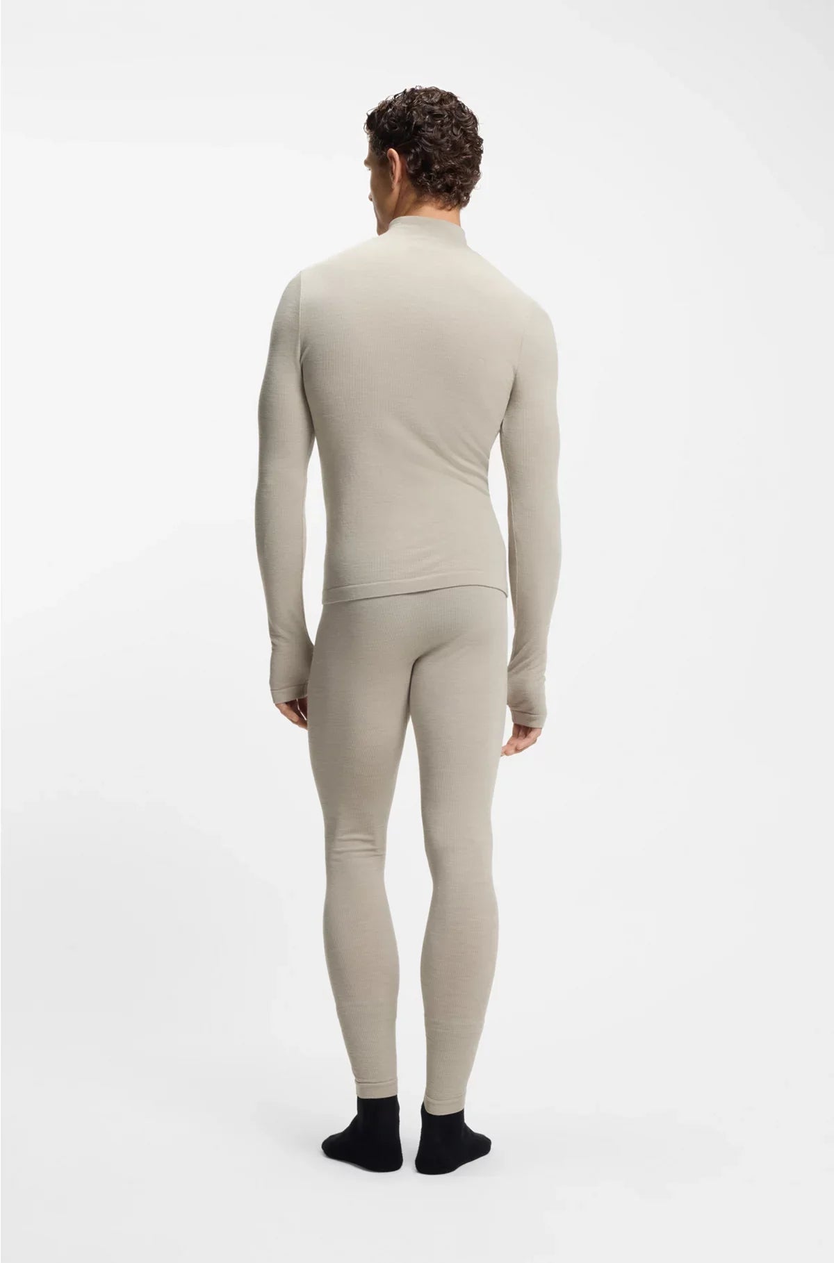 SKI BASE LAYER TROUSERS IN WOOL-BLEND JERSEY