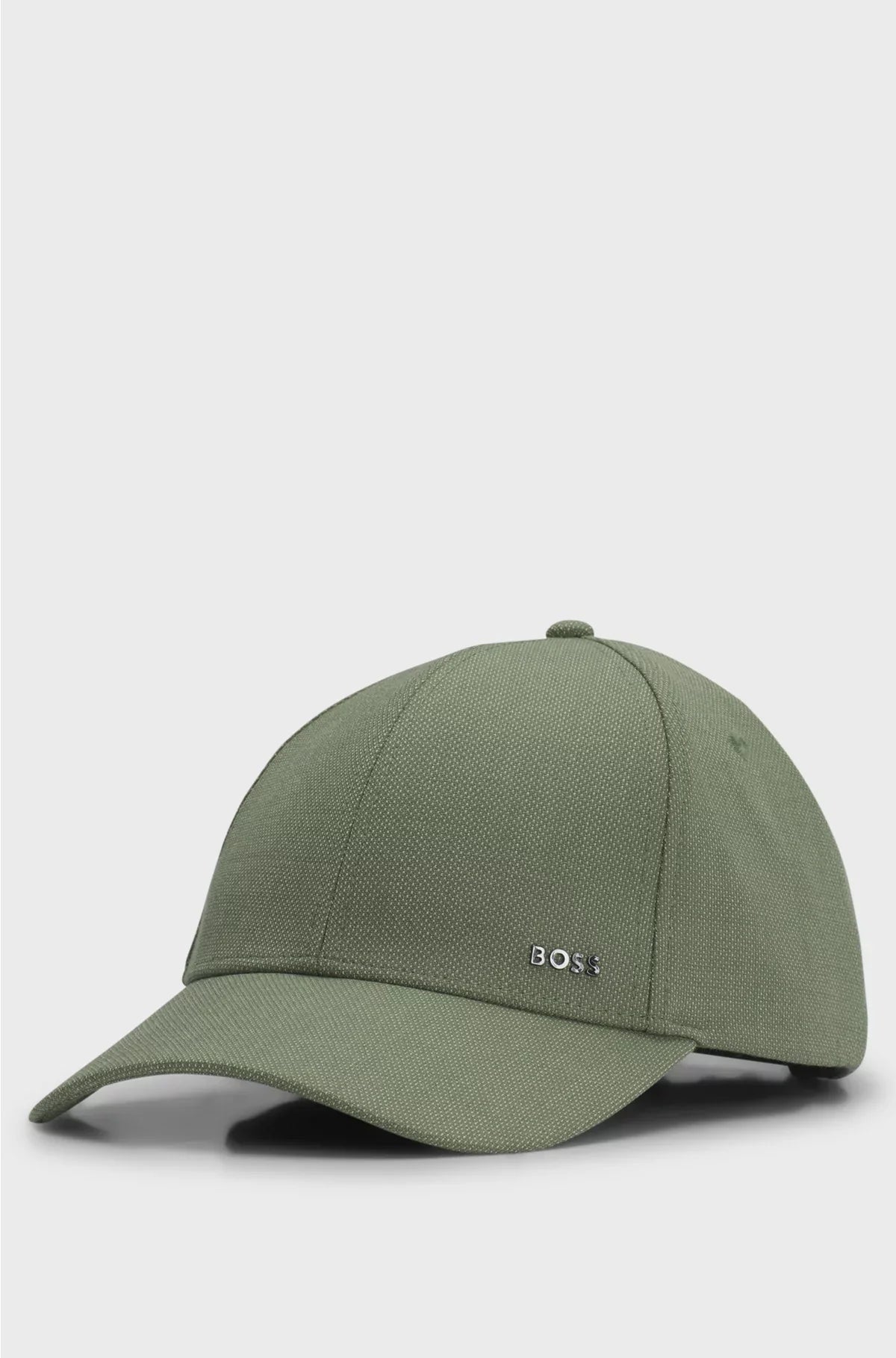 KNITTED-PIQUE CAP WITH LOGO PATCH