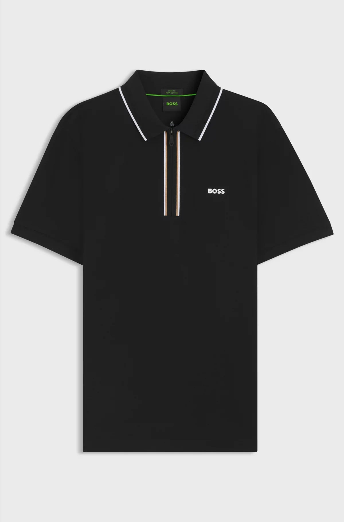 SLIM-FIT POLO SHIRT IN QUICK-DRY STRETCH COTTON
