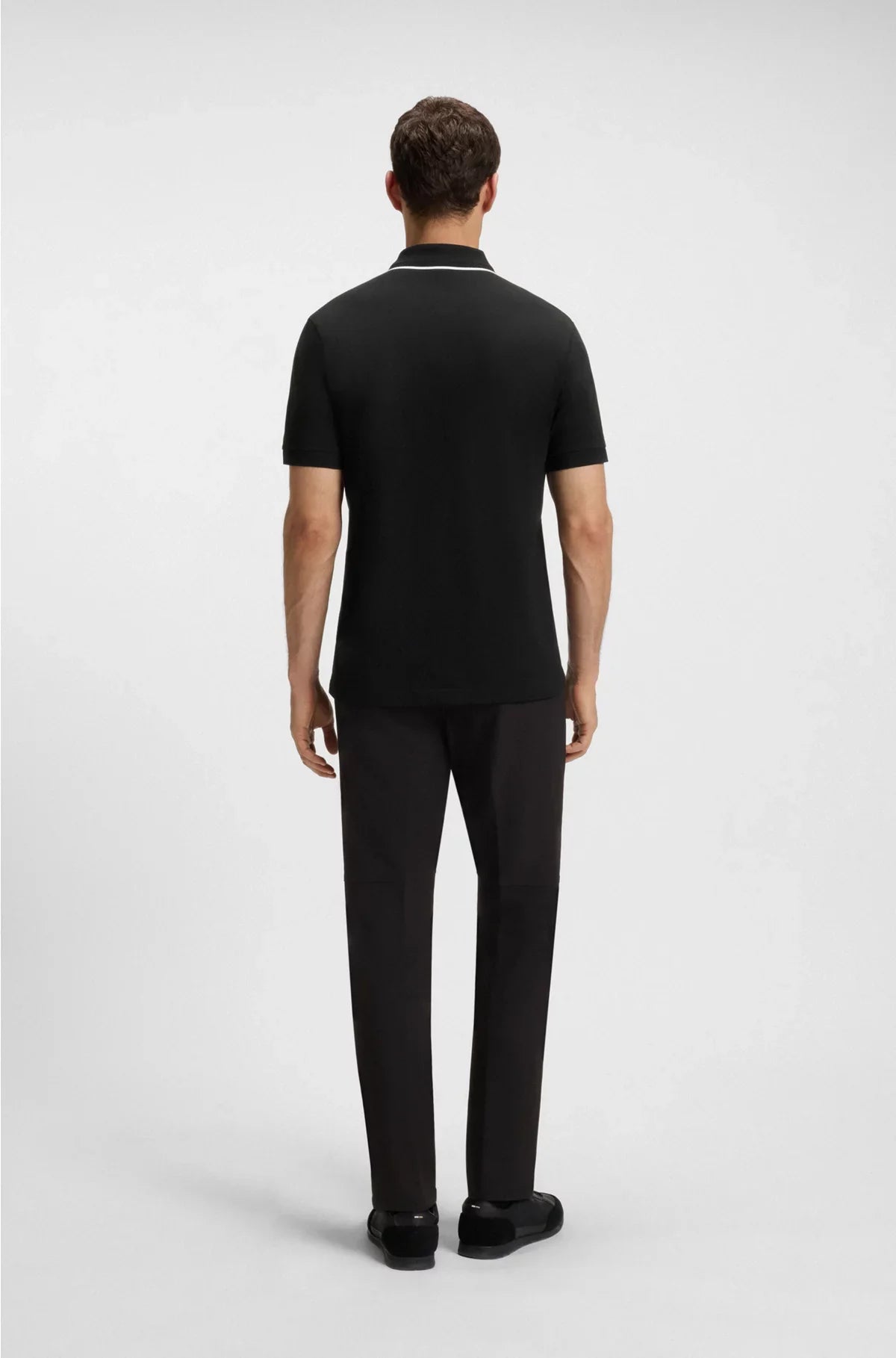 SLIM-FIT POLO SHIRT IN QUICK-DRY STRETCH COTTON