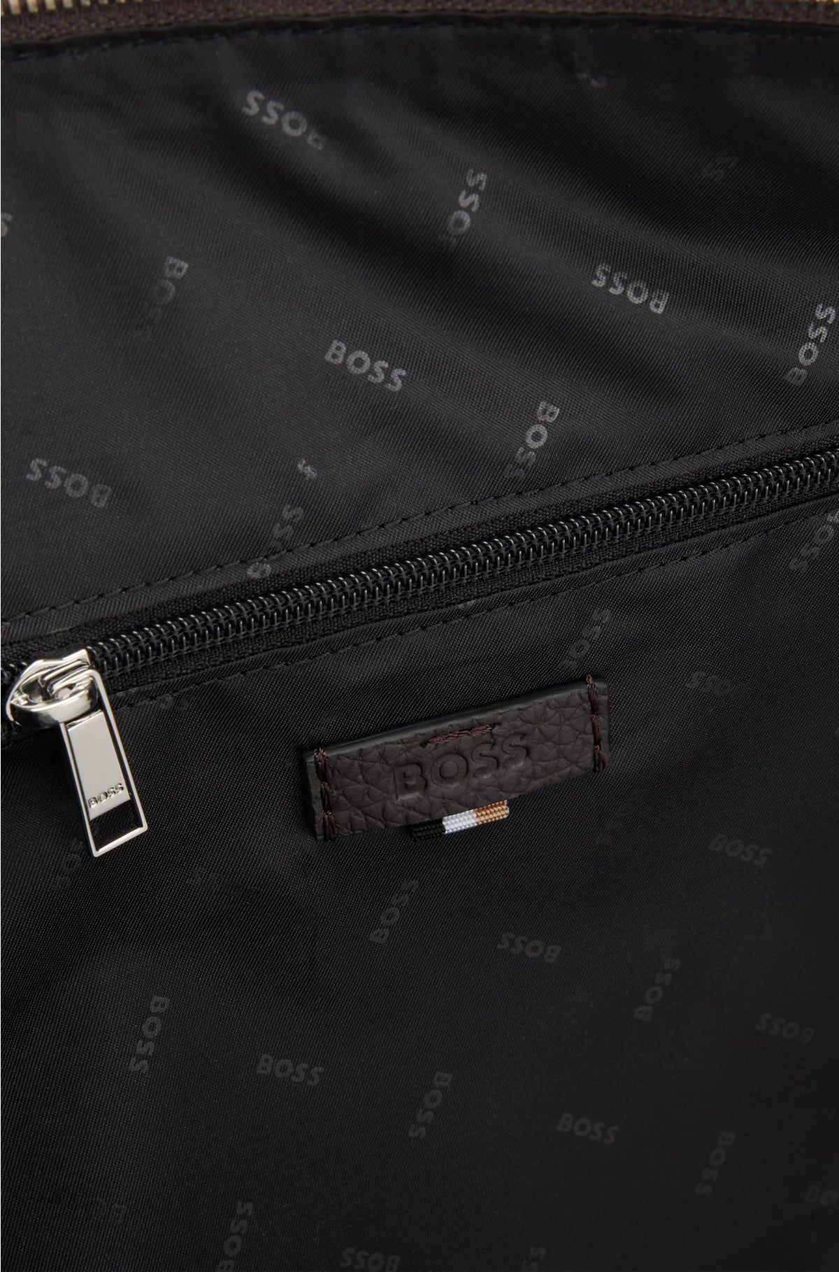 CANVAS HOLDALL WITH LEATHER TRIMS