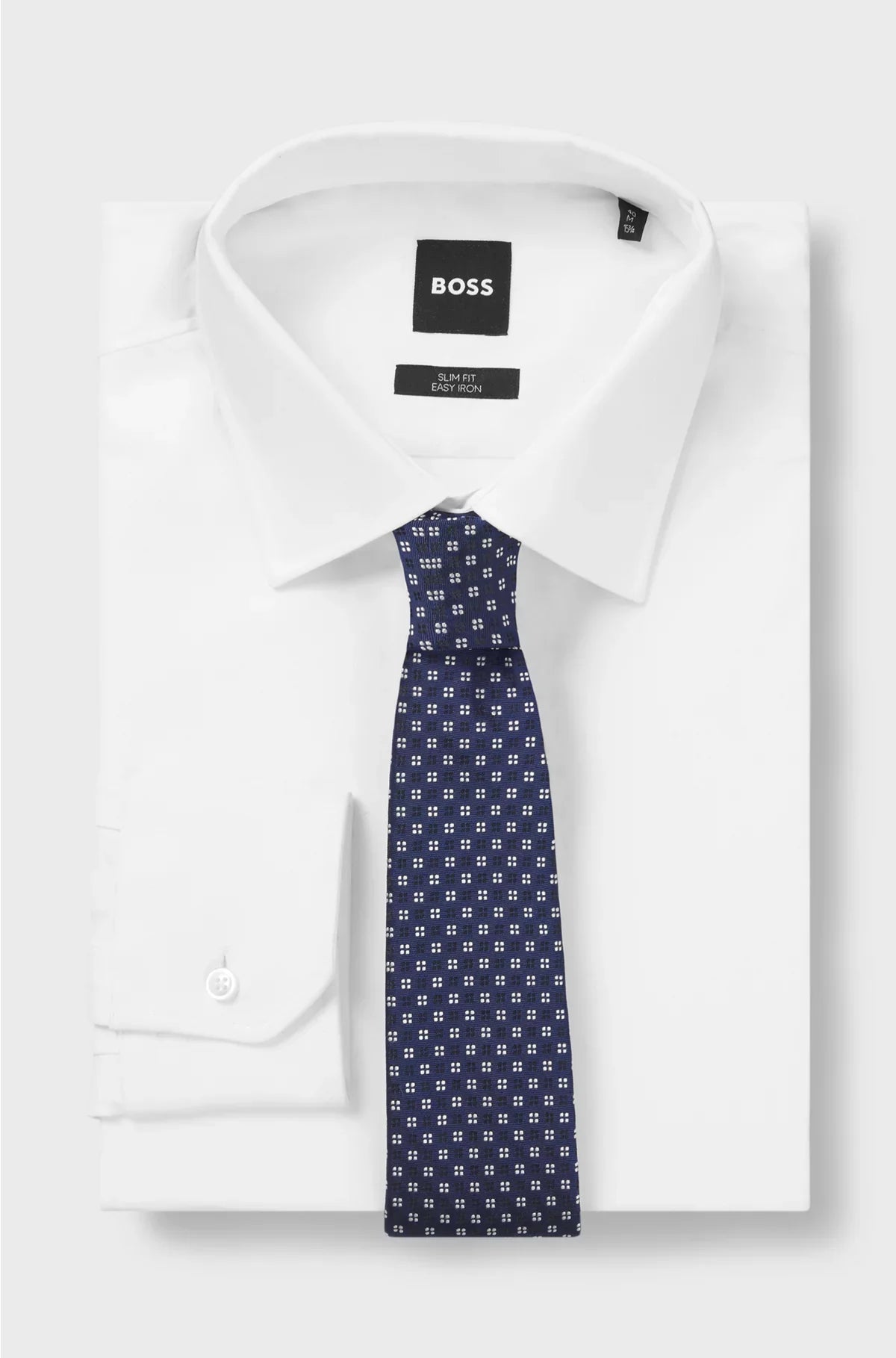 CRAVATTA IN MISTO SETA CON MOTIVO JACQUARD