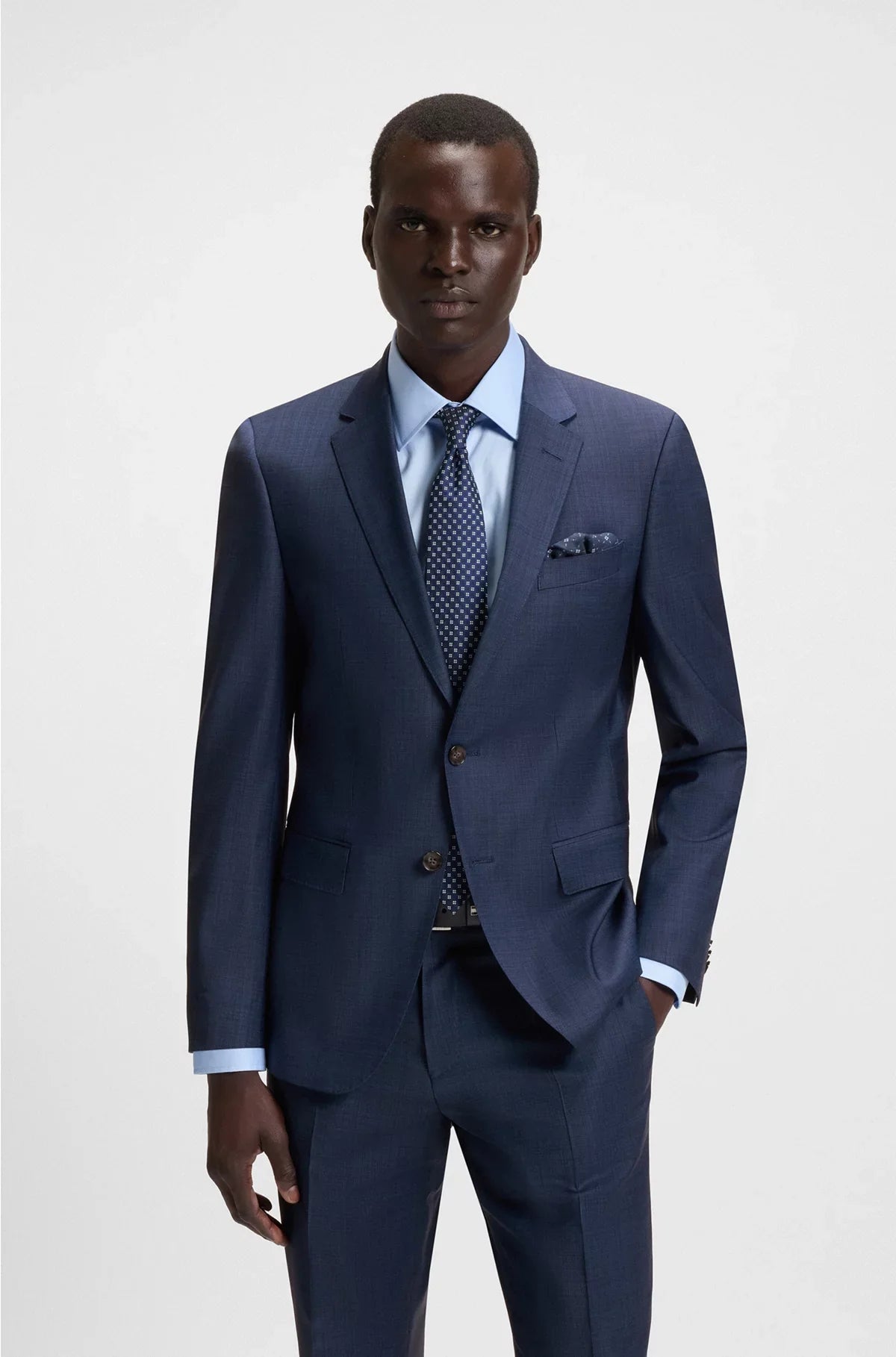 CRAVATTA IN MISTO SETA CON MOTIVO JACQUARD