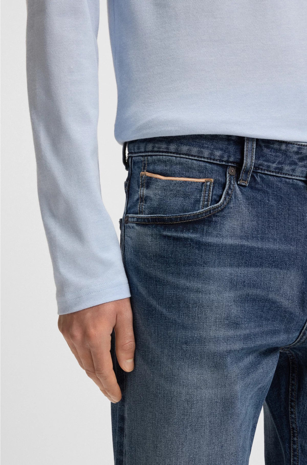 MAINE REGULAR-FIT JEANS IN BLUE SELVEDGE DENIM