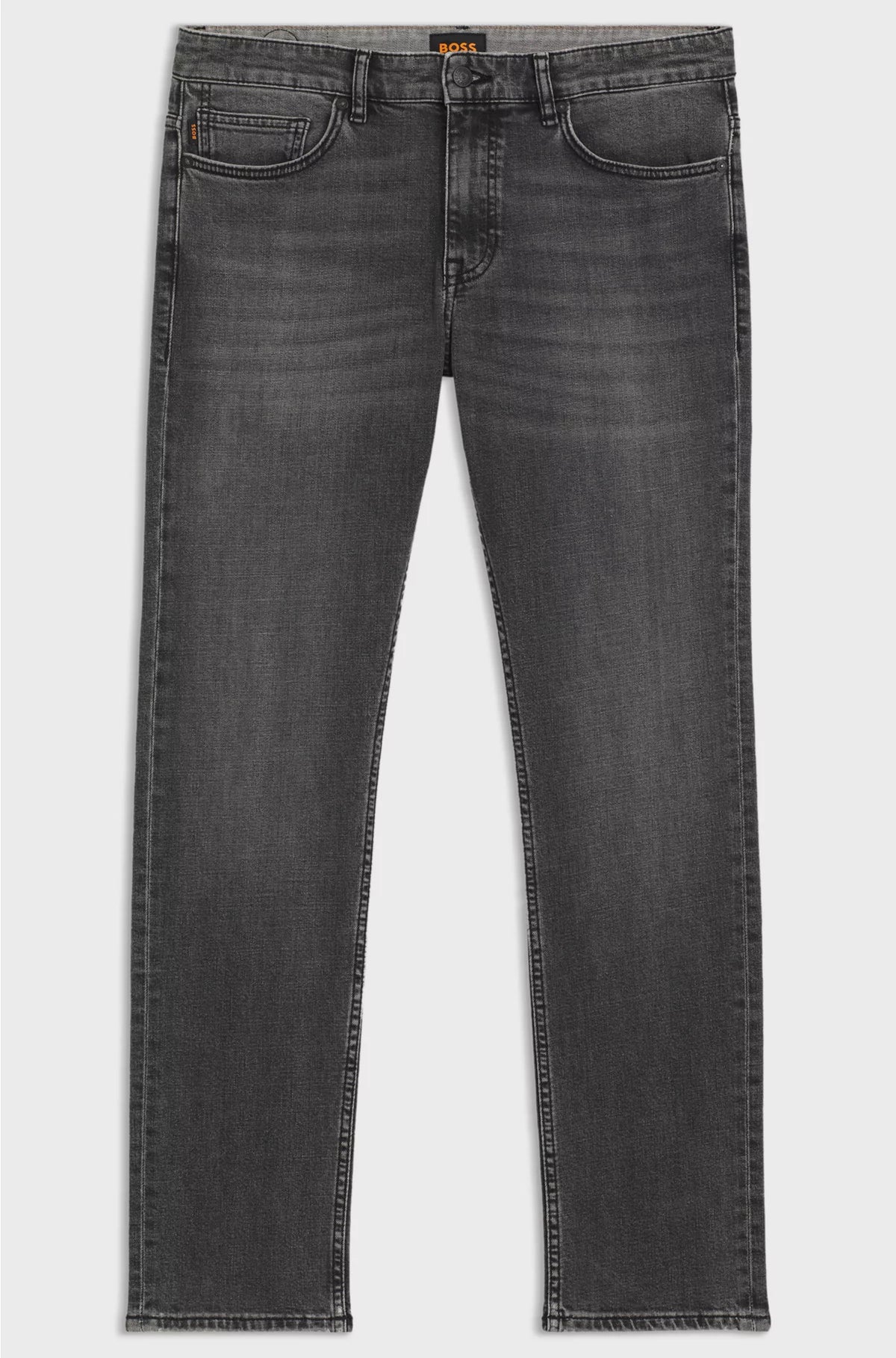 DELAWARE SLIM-FIT JEANS IN GREY COMFORT-STRETCH DENIM