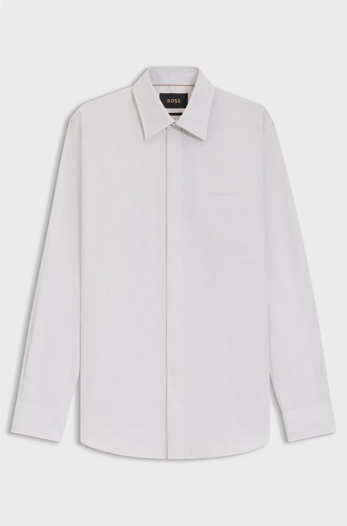 REGULAR-FIT SHIRT IN ITALIAN-MADE CHECKED COTTON