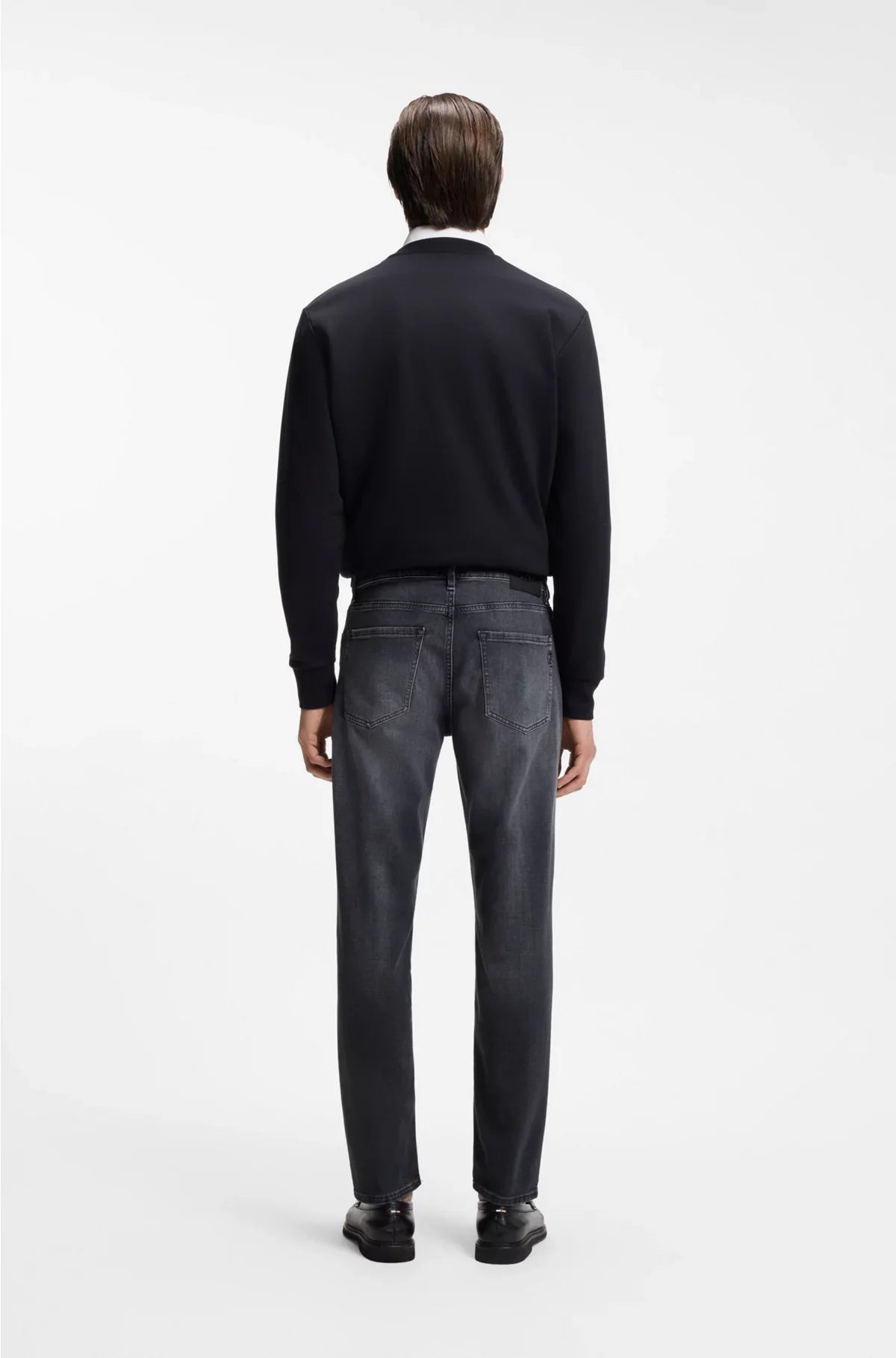MAINE REGULAR-FIT JEANS IN GREY ITALIAN DENIM